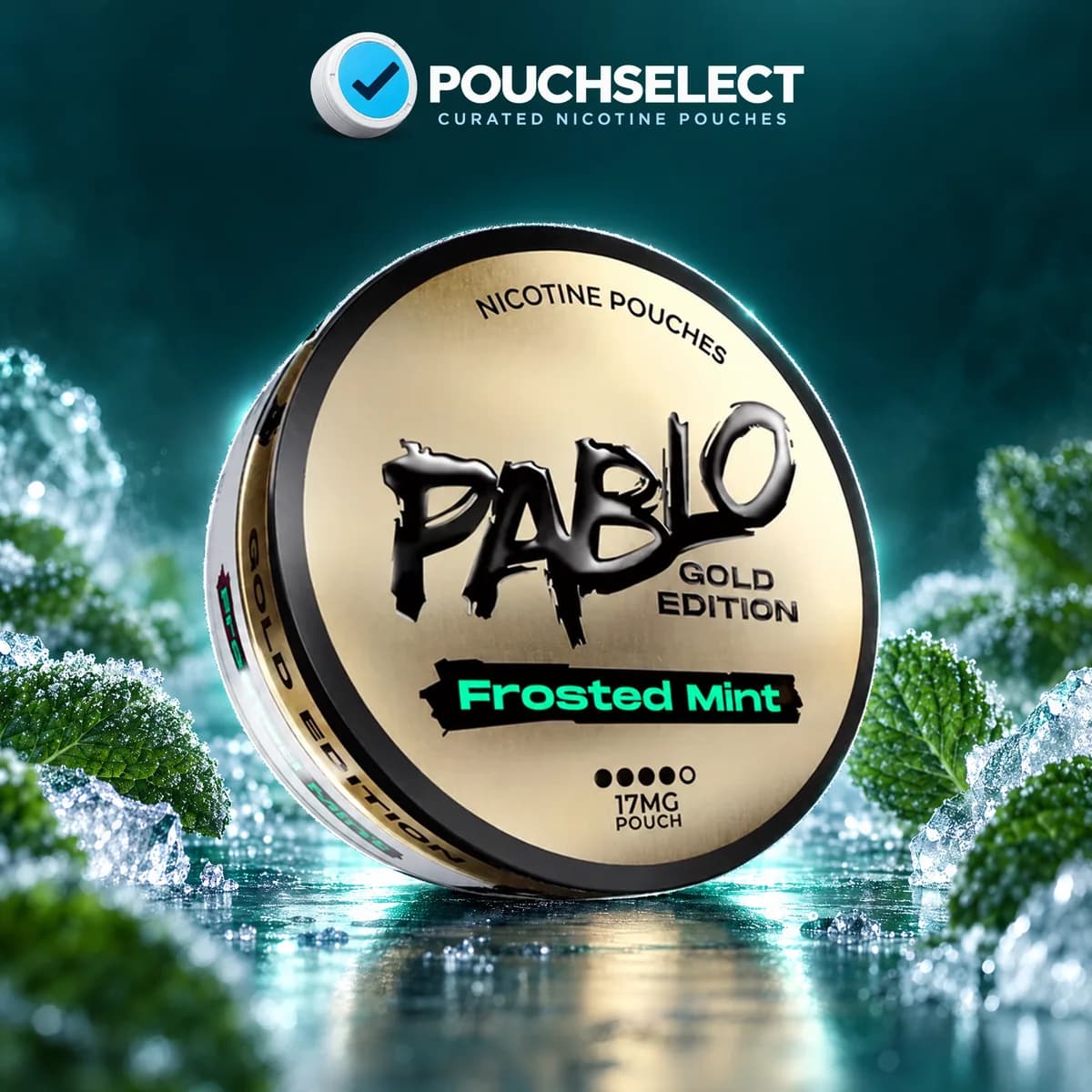 Pablo Frosted Mint Gold Edition can