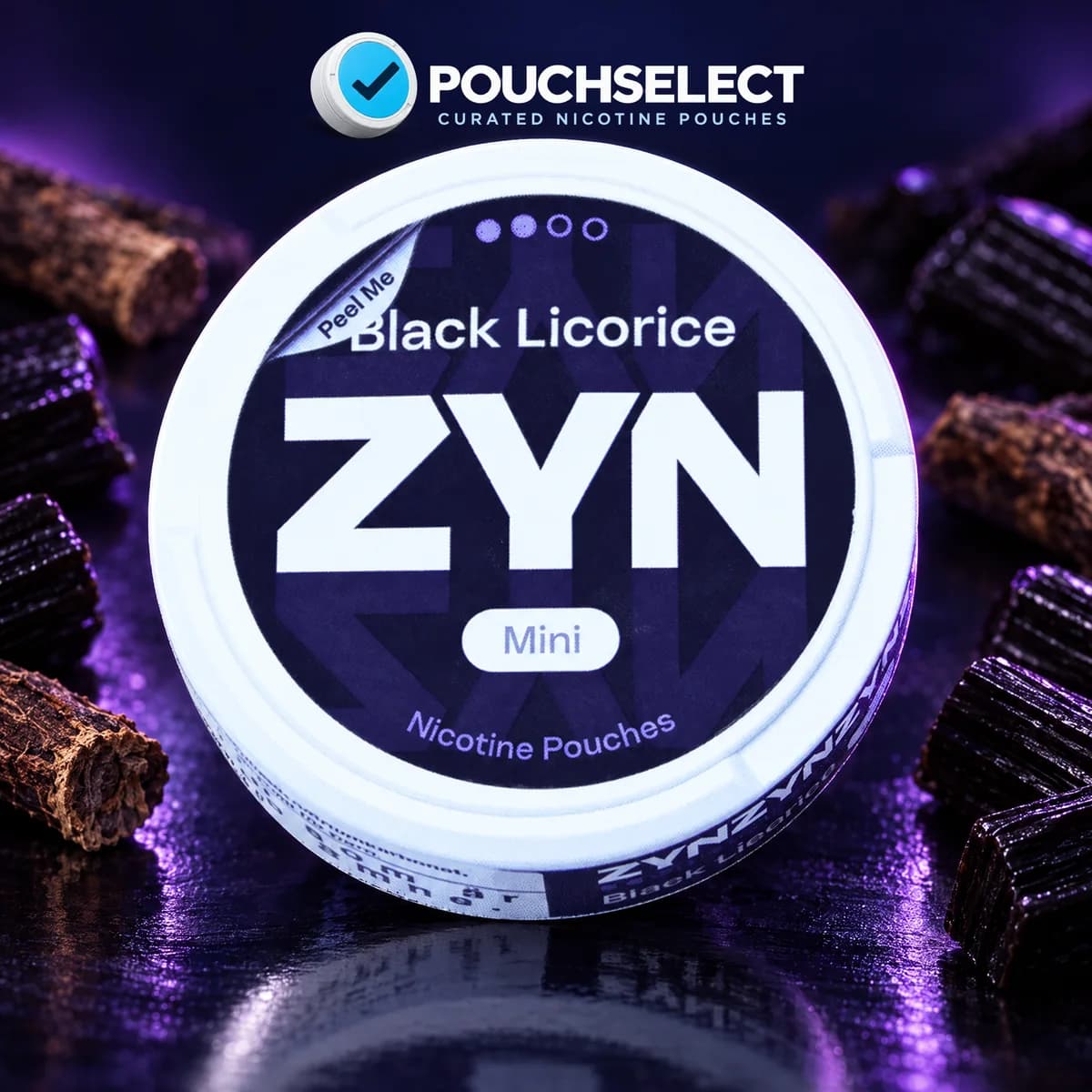 ZYN Black Licorice Mini can