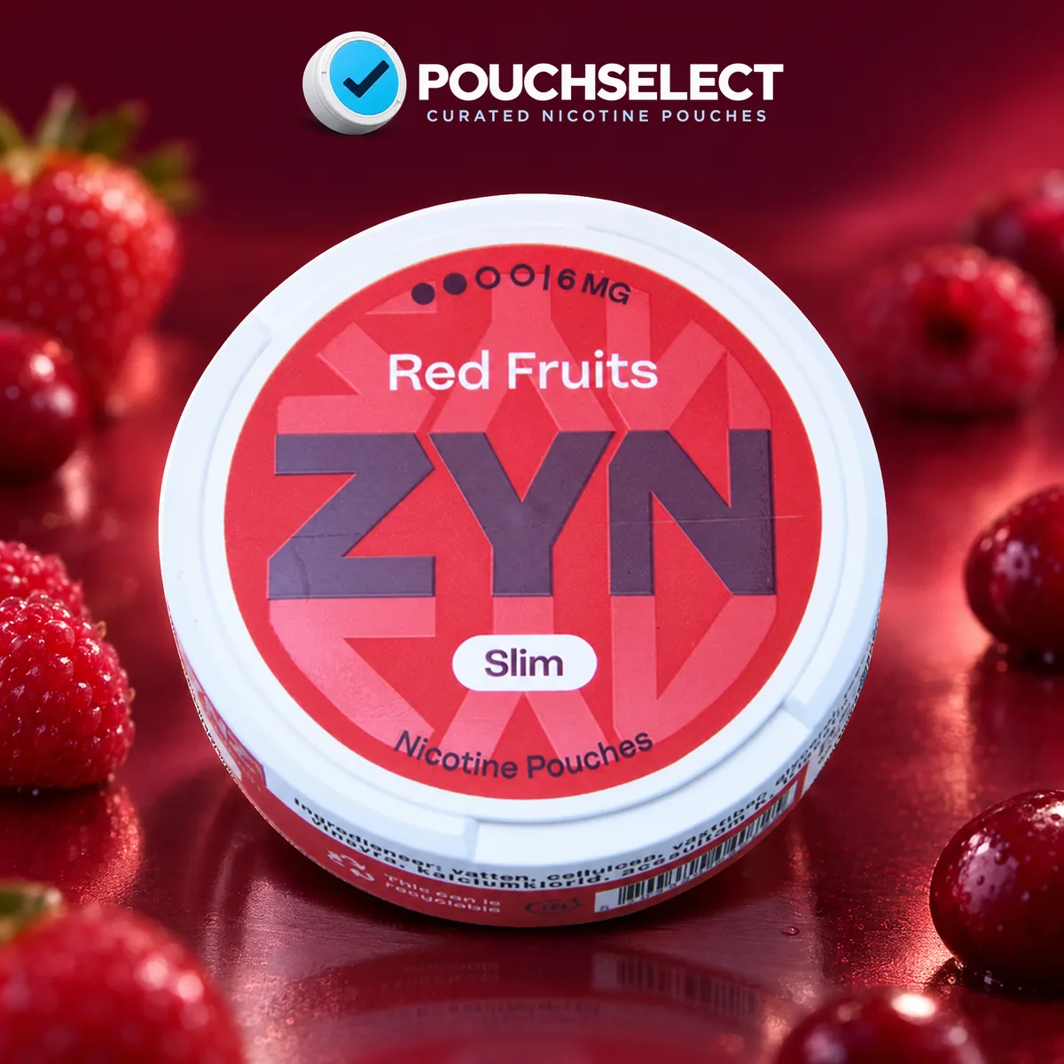 ZYN Red Fruits Slim can
